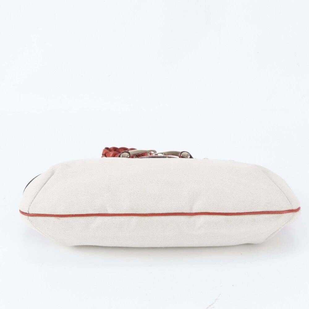 GUCCI Cream Leather Horsebit Shoulder Bag - Picture 5 of 9